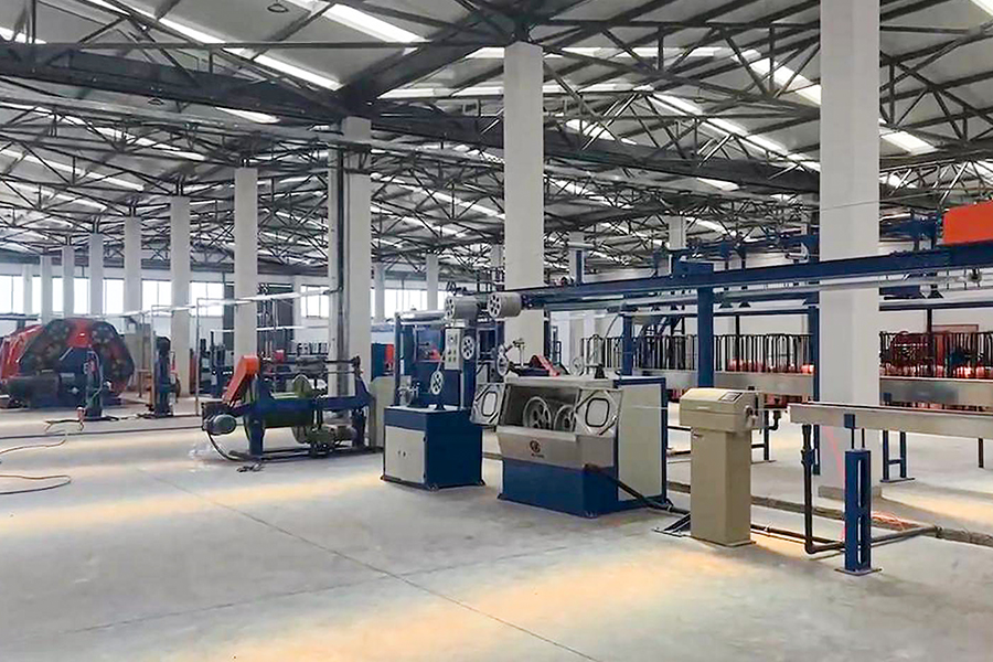 0,5-6mm² 2-5 maça telleri ve 2*1,5mm² yassı tel için tüm üretim planının tasarımı